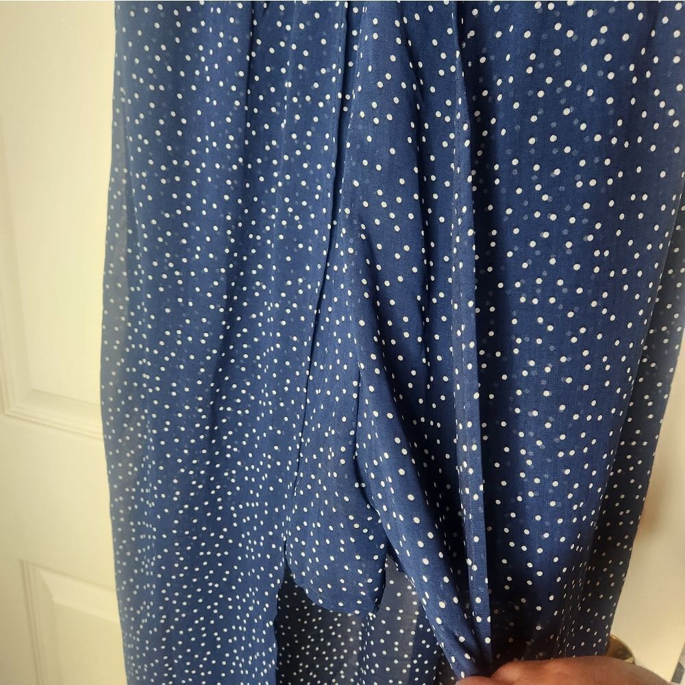 C Size L Polka Dots Wrap Shorts Elastic Waist Wom… - image 8